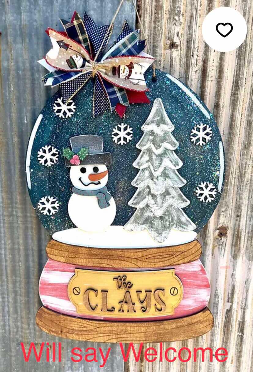 snowman globe