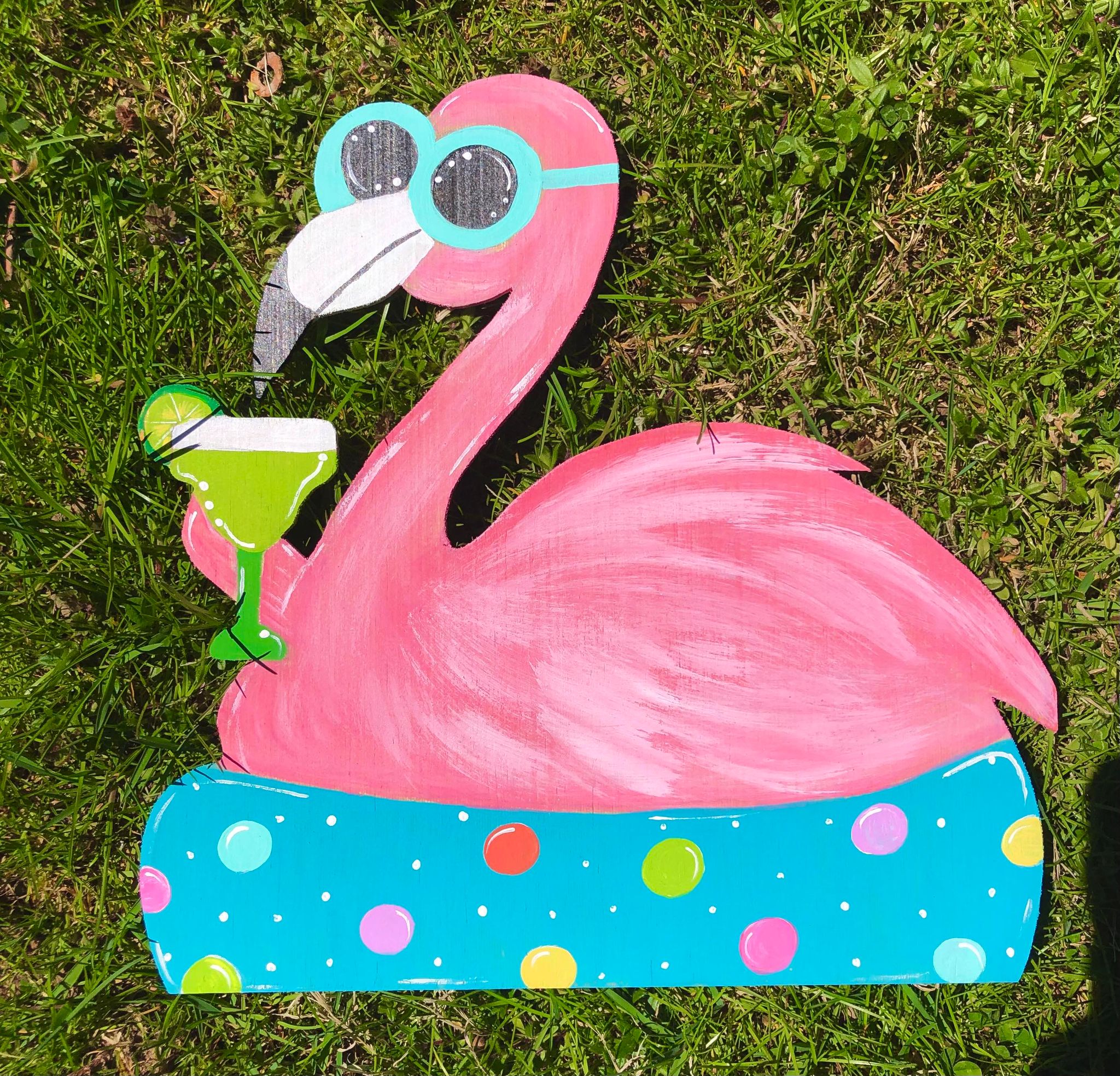 Flamingo on a Float 