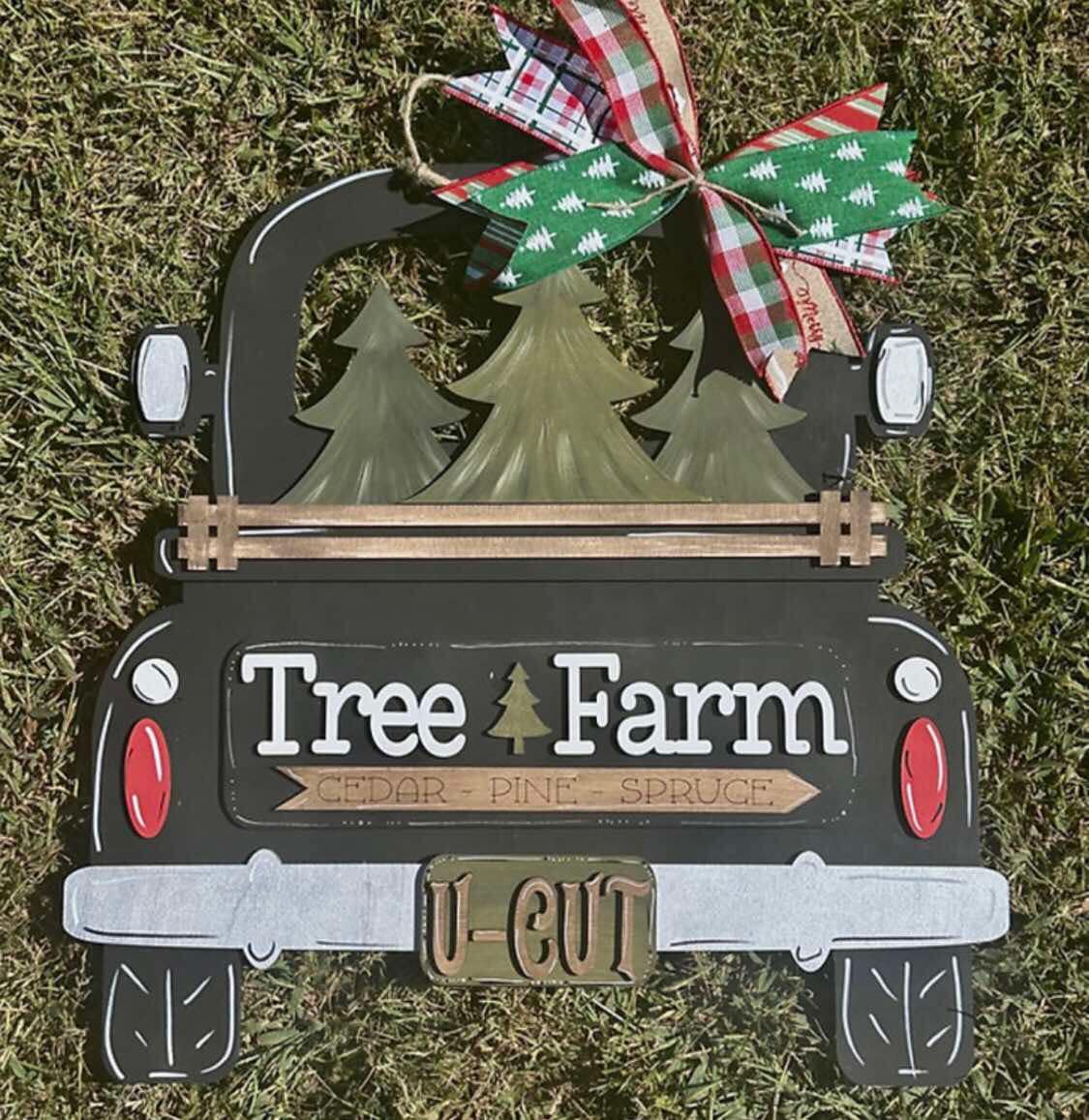 tree farm truck