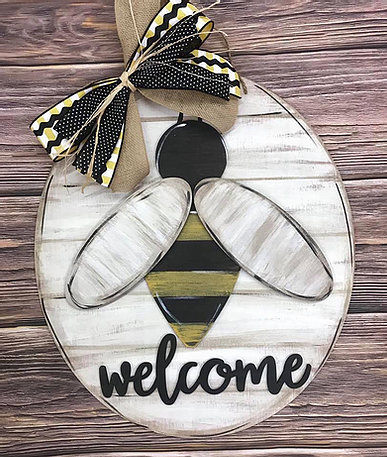 Bee Welcome 22 inch