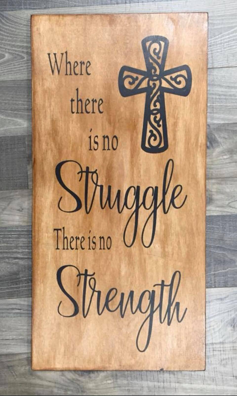 Struggle and Strength 12x24